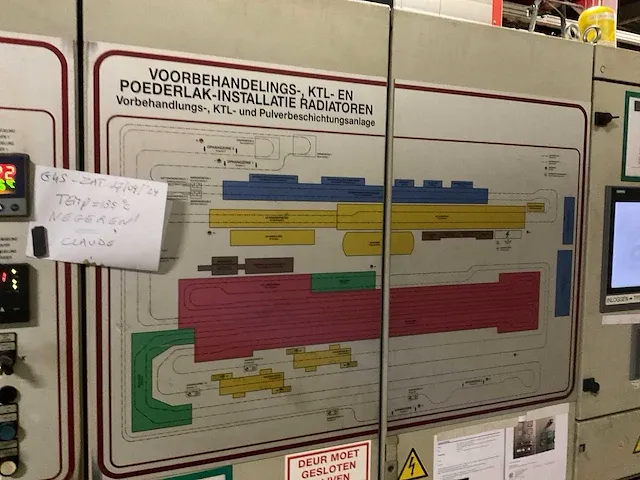 Eisenmann sturingskast voorbehandelings-, ktl- en poederlakinstallatie (c) - afbeelding 5 van  8