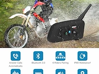 Ejeas v6 pro intercom voor motorfiets - afbeelding 3 van  3