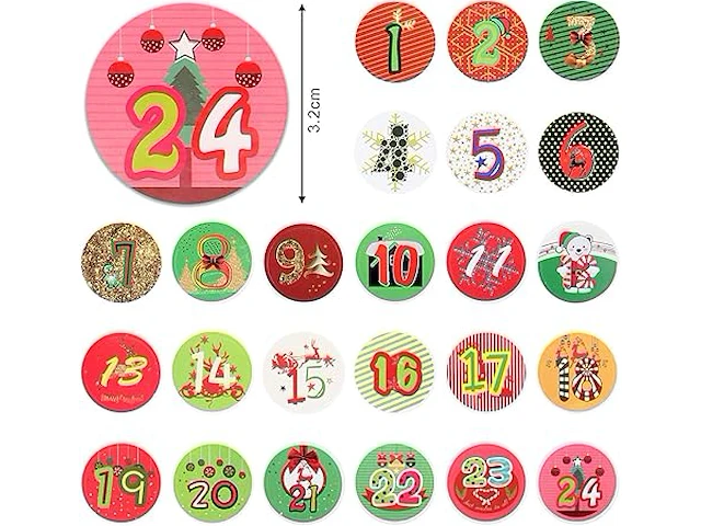 Ekkong adventskalender om te vullen - afbeelding 4 van  4