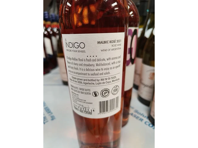 El indigo malbec rosé 2021 13% - afbeelding 3 van  4