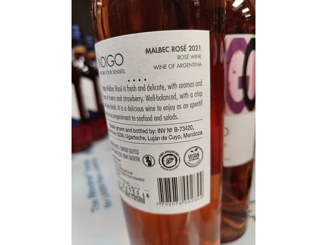 El indigo malbec rosé 2021 13% - afbeelding 4 van  4