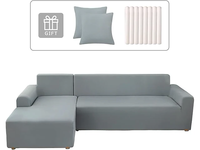 Elastische bankhoes (1-zits + 2-zits, blauw motief) - afbeelding 1 van  5