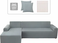 Elastische bankhoes (1-zits + 2-zits, blauw motief) - afbeelding 1 van  5