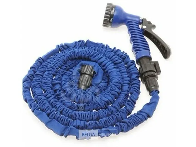 Elastische flexibele tuinslang 30meter blauw - afbeelding 2 van  2