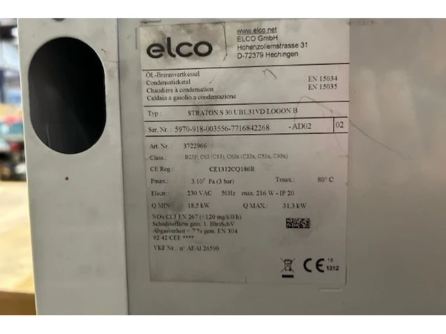 Elco condensatieketel - afbeelding 6 van  6
