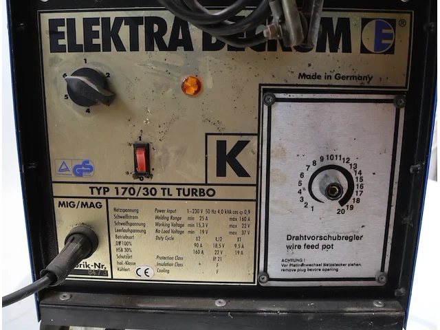 Electra beckum mobiel lastoestel - afbeelding 3 van  7