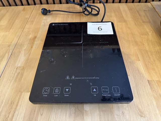 Electrisch kookvuur kitchen brothers - afbeelding 1 van  2