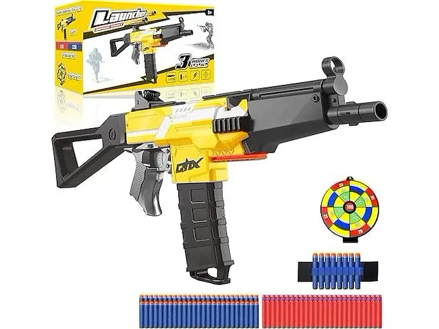 Electrisch speelgoedpistool m5 voor nerf darts - afbeelding 1 van  5