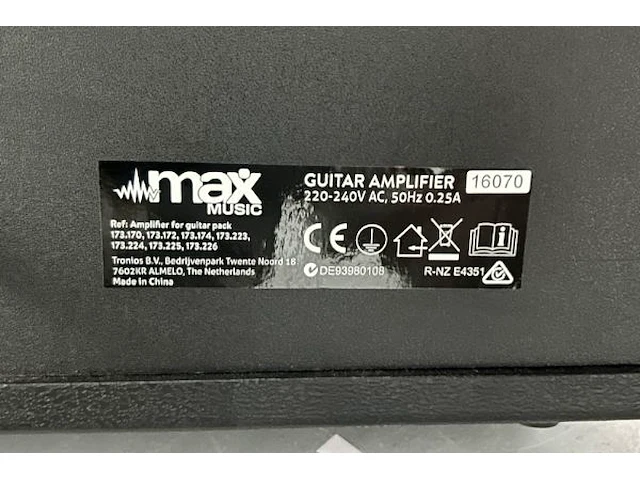 Electrische gitaar, versterker max music - afbeelding 6 van  11