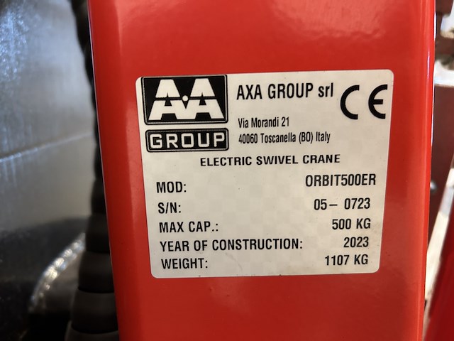 Electrische kraan met rotatie - afbeelding 12 van  13