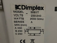 Electrische radiator dimplex - afbeelding 2 van  3