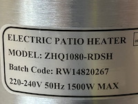 Electrische terrasverwarming met asbak - afbeelding 6 van  7