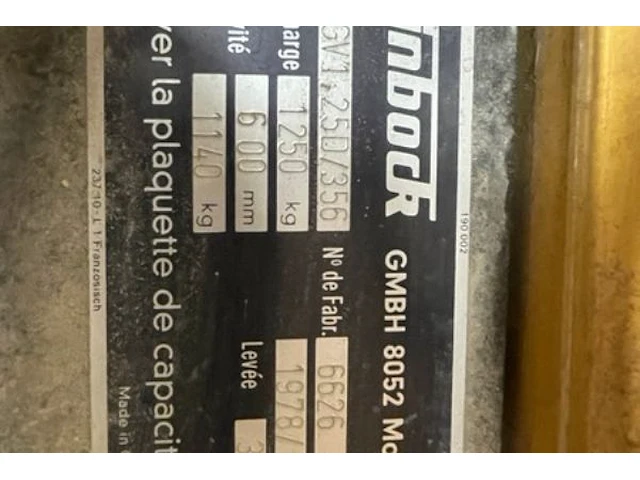 Electrische transpallet steinbock - afbeelding 2 van  17
