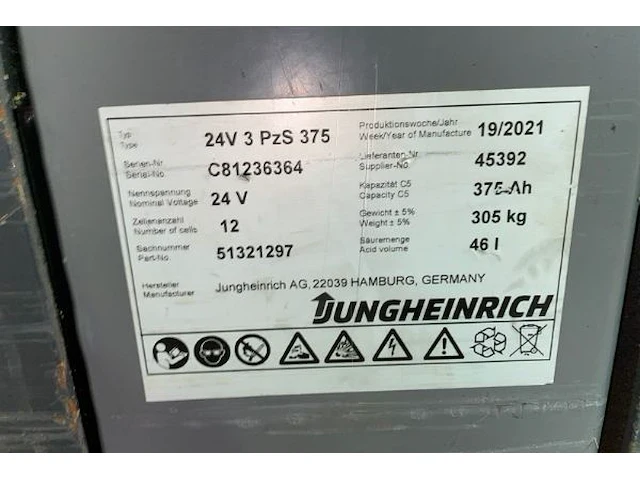 Electrische transpallet - afbeelding 11 van  11
