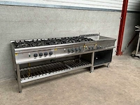 Electroluc 10 pits gasfornuis met bainmarie - afbeelding 1 van  9