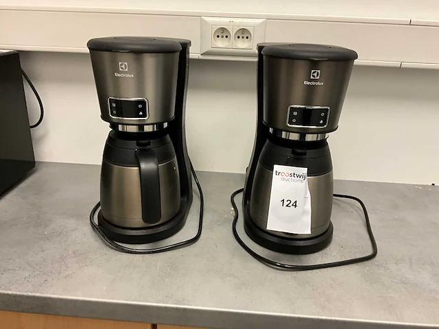 Electrolux ekf15bm koffiemachine (2x) - afbeelding 2 van  6