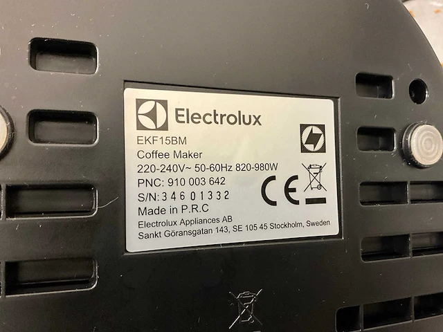 Electrolux ekf15bm koffiemachine (2x) - afbeelding 6 van  6