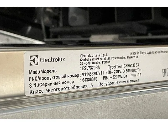 Electrolux inbouw vaatwas - afbeelding 6 van  7