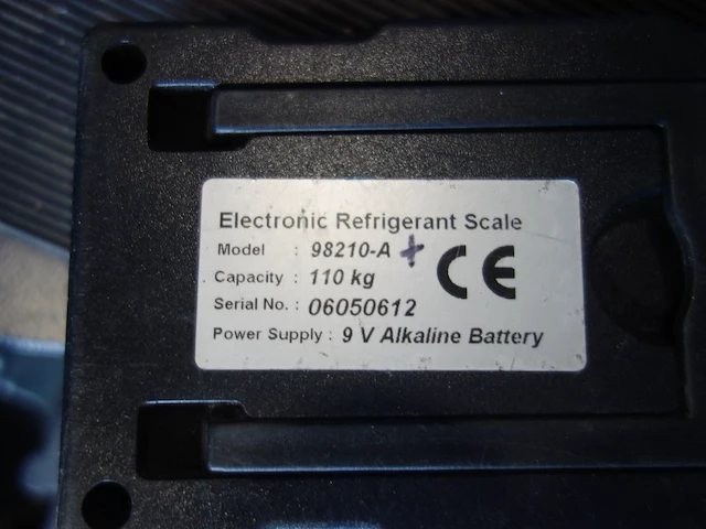 Electronic refrigerant scale mastercool - afbeelding 3 van  3