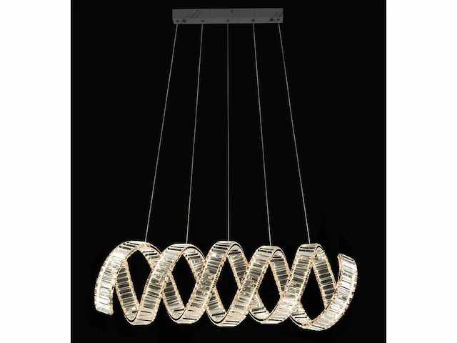 Elegante hanglamp - chrome - afbeelding 1 van  1