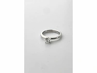 Elegante solitaire ring met een halve karaat diamant (dsr2) - afbeelding 2 van  6