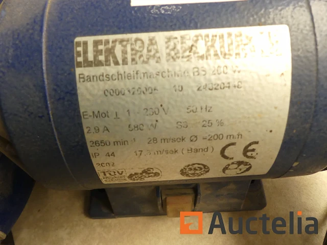 Elektra beckum bs200w stationaire slijpmachine - afbeelding 1 van  4