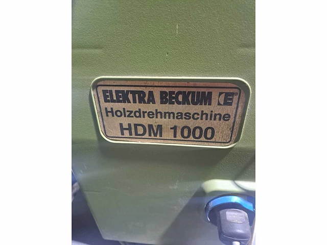Elektra beckum hdm 1000 houtdraaibank - afbeelding 5 van  6
