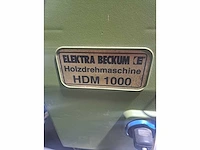 Elektra beckum hdm 1000 houtdraaibank - afbeelding 5 van  6