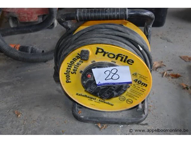 Elektrakabel op haspel profile - afbeelding 1 van  1