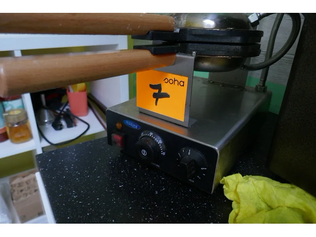 Elektrisch bakijzer waffle maker bublle maxima - afbeelding 3 van  4
