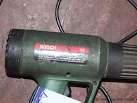 Elektrisch boormachine black&decker, elektrische warmeluchtblazer bosch en elektrakabel op haspel - afbeelding 2 van  3
