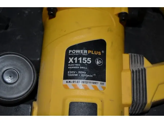 Elektrisch boormachine powerplus x1155 in koffer (24) - afbeelding 3 van  4