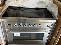 Elektrisch fornuis met inductiekookplaat boretti majestic line mbri90ix - afbeelding 3 van  3