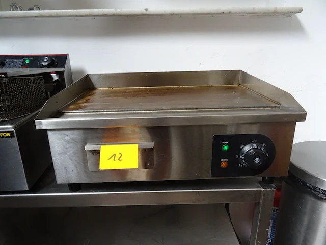 Elektrisch inox bakplaat vevor - afbeelding 1 van  4