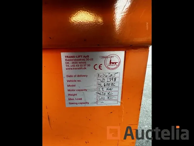 Elektrisch magazijnkarretje translift - afbeelding 4 van  6