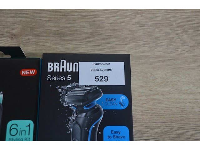 Elektrisch scheerapparaat braun series 5 51-b1200s en braun all-in-one trimmer 3 mgk3321 (b435) - afbeelding 2 van  6