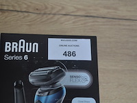 Elektrisch scheerapparaat braun series 6 senso flex 61-b7200cc (b435) - afbeelding 2 van  4