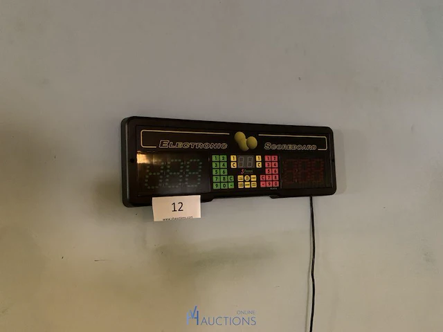 Elektrisch scorebord biljart - afbeelding 2 van  4