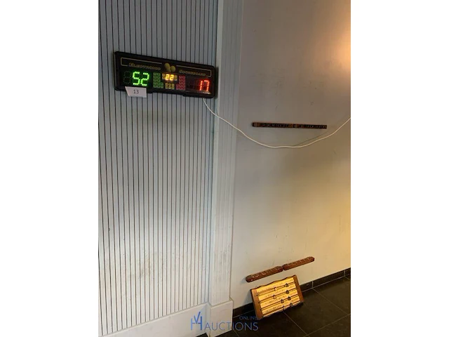Elektrisch scorebord biljart - afbeelding 1 van  5