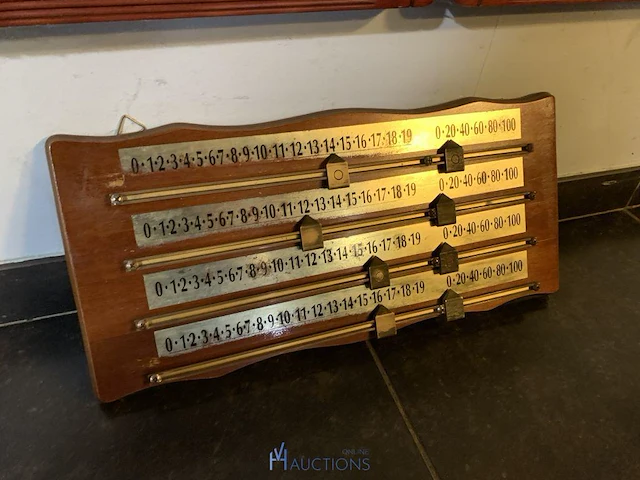Elektrisch scorebord biljart - afbeelding 5 van  5
