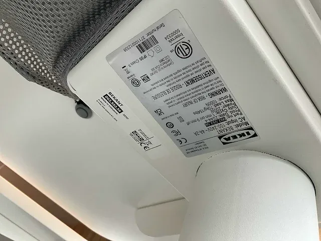 Elektrisch zit/sta-bureau ikea bekant - afbeelding 7 van  8