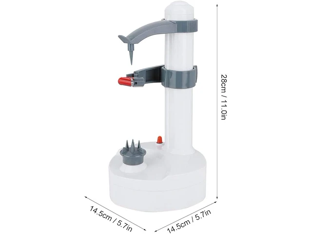 Elektrische aardappelschiller citroen zester peeling machine - afbeelding 2 van  4