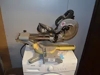 Elektrische afkortzaag topcraft xyz267be, werkkoffer milwaukee