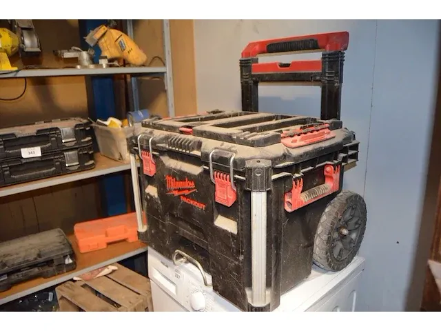 Elektrische afkortzaag topcraft xyz267be, werkkoffer milwaukee - afbeelding 5 van  12