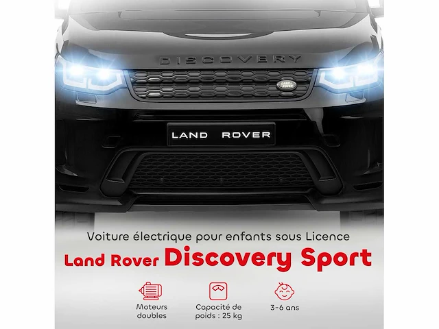 Elektrische auto voor kinderen - land rover discovery sport - afbeelding 5 van  7