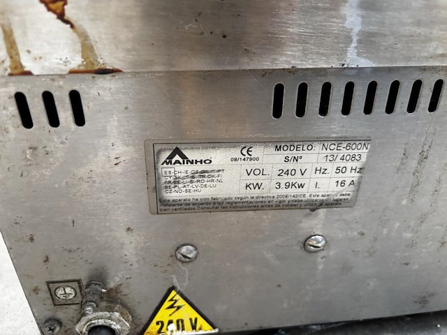 Elektrische bakplaat mainho - afbeelding 4 van  4