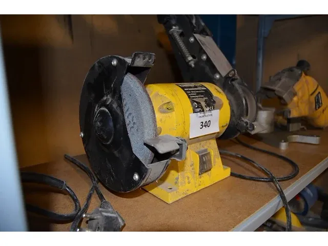 Elektrische bandschuurmachine powerplus pow1270 met slijpsteen, elektrische kettingslijper topcraft xyz276be - afbeelding 8 van  11