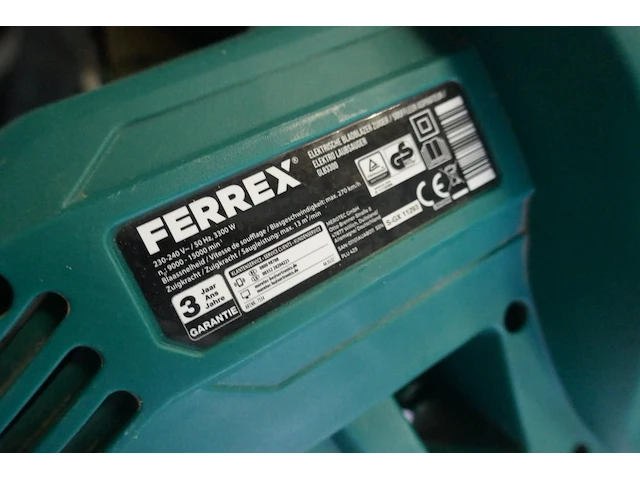 Elektrische bladblazer zuiger ferrex - afbeelding 3 van  3