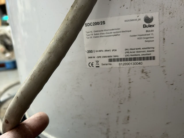 Elektrische boiler 200l - afbeelding 2 van  3