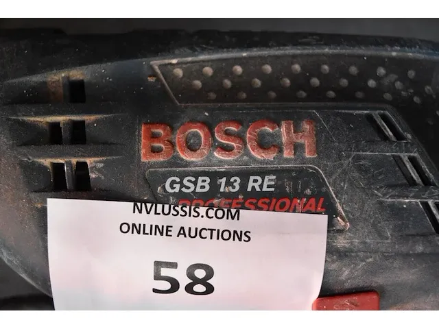 Elektrische boor bosch gsb 13re , schroevendraaierset in koffer , werkkoffer met gerief , werflamp (14,18,21,22) - afbeelding 11 van  12